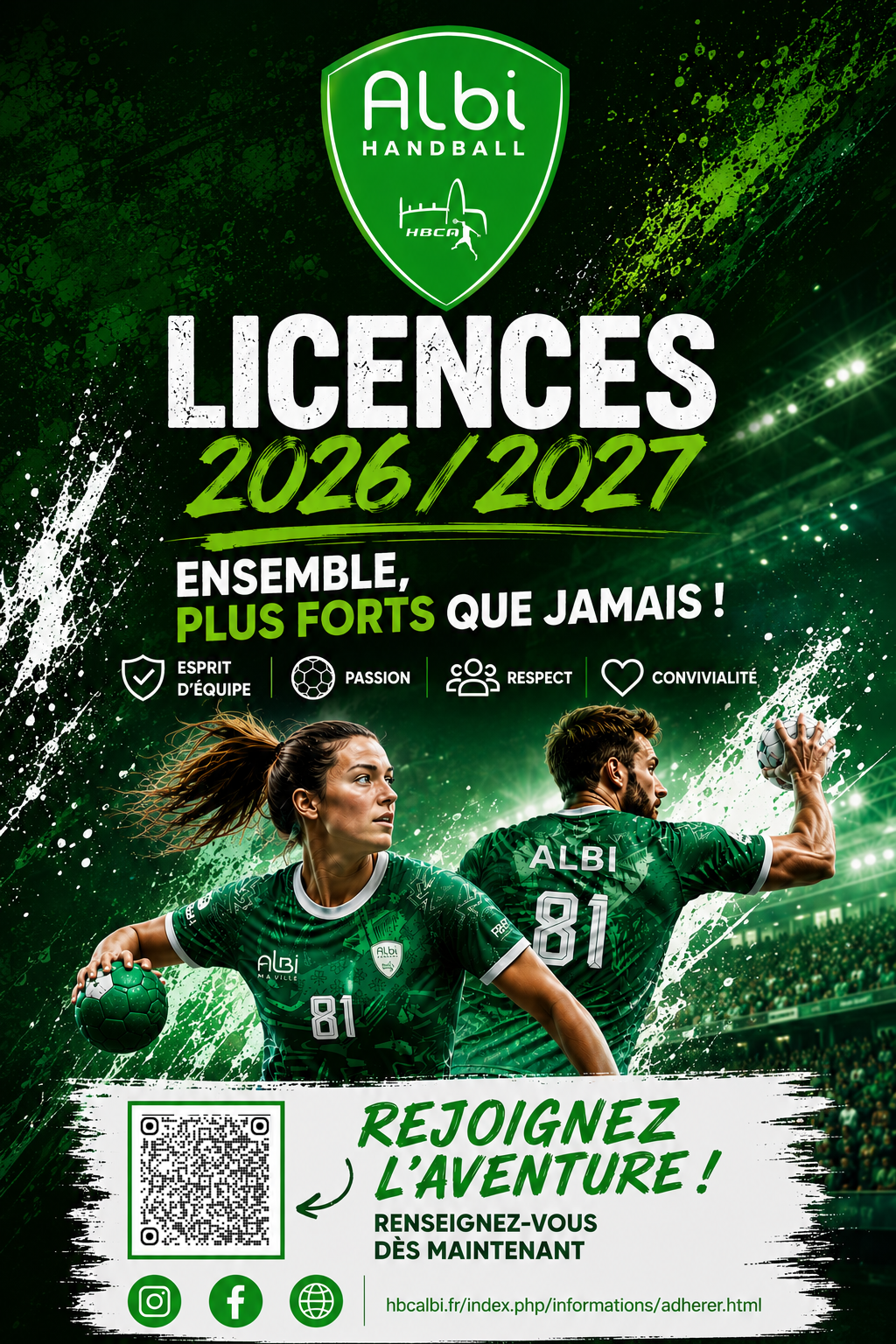 Licences 2026/2027 - HBC Albi